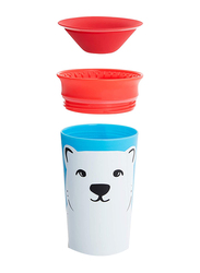 Munchkin Polar Bear Miracle 360 Degree Wildlove Sippy Cup, 9oz, Multicolour